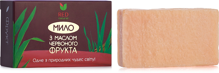 Feste Seife mit rotem Fruchtöl - Red Natural Soap — Bild N1