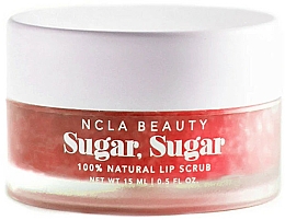 Natürliches Lippenpeeling Wassermelone mit Zucker, Kakaobutter, Sheabutter und Agavennektar - NCLA Beauty Sugar, Sugar Watermelon Lip Scrub — Bild N2