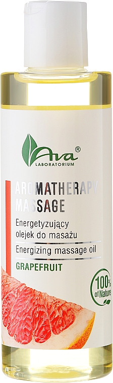 Massageöl mit Grapefruit Duft - Ava Laboratorium Aromatherapy Massage Energizing Massage Oil Grapefruit — Bild N1