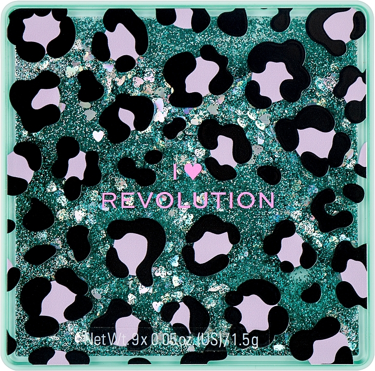 Lidschatten-Palette - I Heart Revolution Leopard Glitter Palette — Bild N3