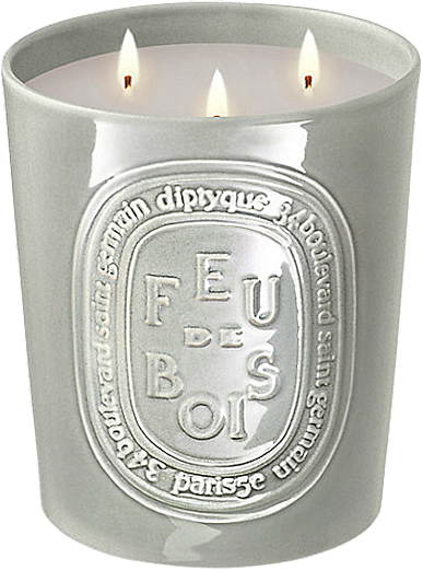 Duftkerze mit 3 Dochten - Diptyque Feu de Bois Candle — Bild N1