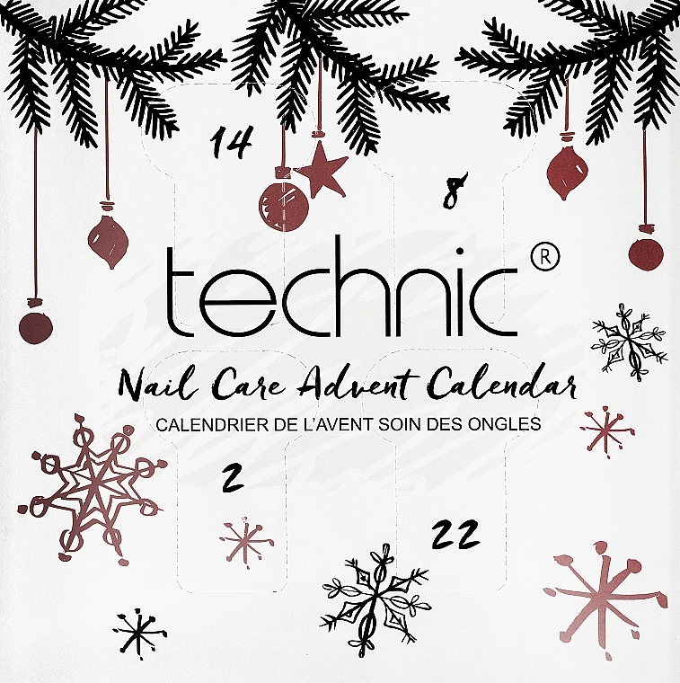 Adventskalender-Set 26 St. - Technic Cosmetics Nail Care Advent Calendar — Bild N1