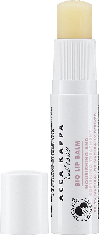 Feuchtigkeitsspendender und schützender Lippenbalsam mit Sheabutter und Jojobaöl - Acca Kappa Natural Lip Balm SPF 15 — Bild N1