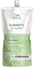 Feuchtigkeitsspendende und revitalisierende Maske für alle Haartypen - Wella Professionals Elements Renewing Mask (Doypack) — Bild N1
