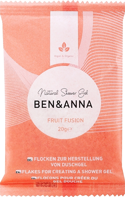 Körperpflegeset Fruchtfusion - Ben & Anna Fruit Fusion Shower Gel Flakes  — Bild N2