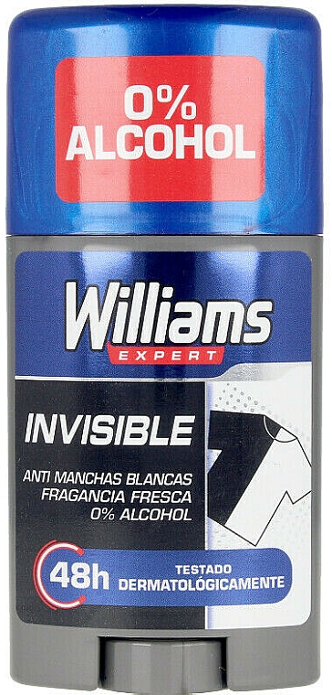 Deostick - Williams Expert Invisible Deodorant Stick