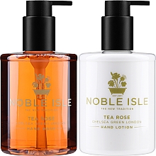 Noble Isle Tea Rose - Duftset (Haarseife 250ml + h/lot/250ml)  — Bild N2