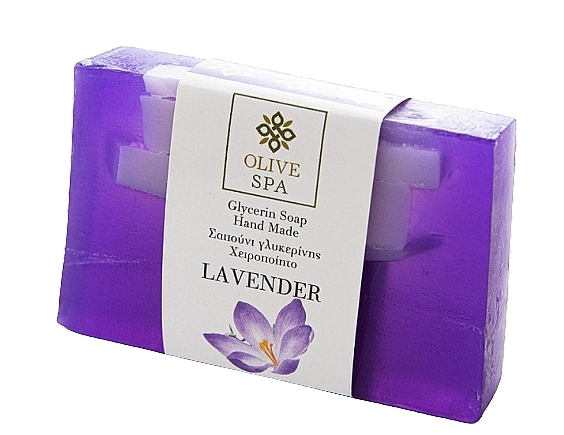 Glycerinseife Lavendel - Olive Spa Hand Made Glycerin Soap — Bild N1