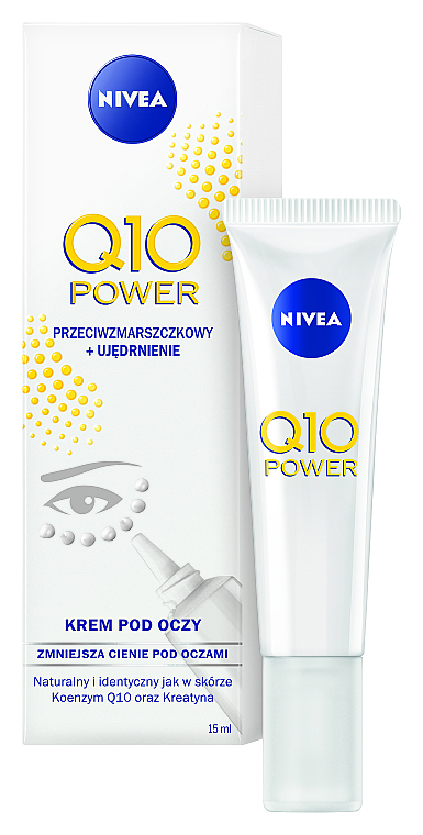 Anti-Falten Augencreme - NIVEA Visage Anti Wrinkle Q10 Plus Eye Cream — Bild N1