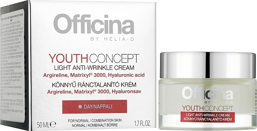 Leichte Anti-Falten Gesichtscreme - Helia-D Officina Youth Concept Light Anti-Wrinkle Cream — Bild N1