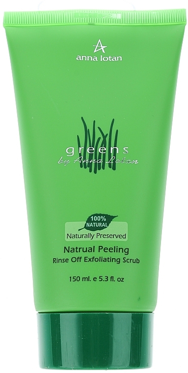 Exfolierendes Gesichtspeeling mit Jojobaöl und Aloe Vera-Extrakt - Anna Lotan Greens Natural Peeling — Bild N2