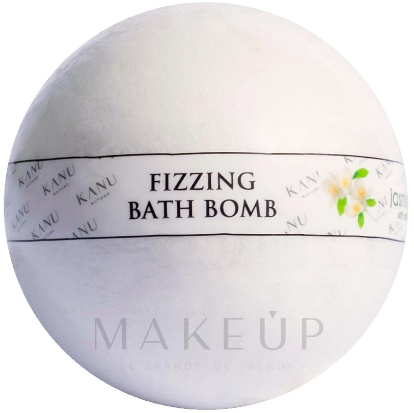 Sprudelnde Badebombe mit Jasminduft - Kanu Nature Fizzing Bath Bomb Jasmine — Bild 160 g