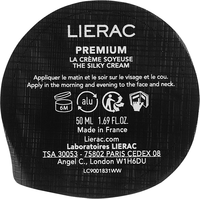 Anti-Aging-Gesichtscreme - Lierac Premium The Silky Cream (Refill)  — Bild N1