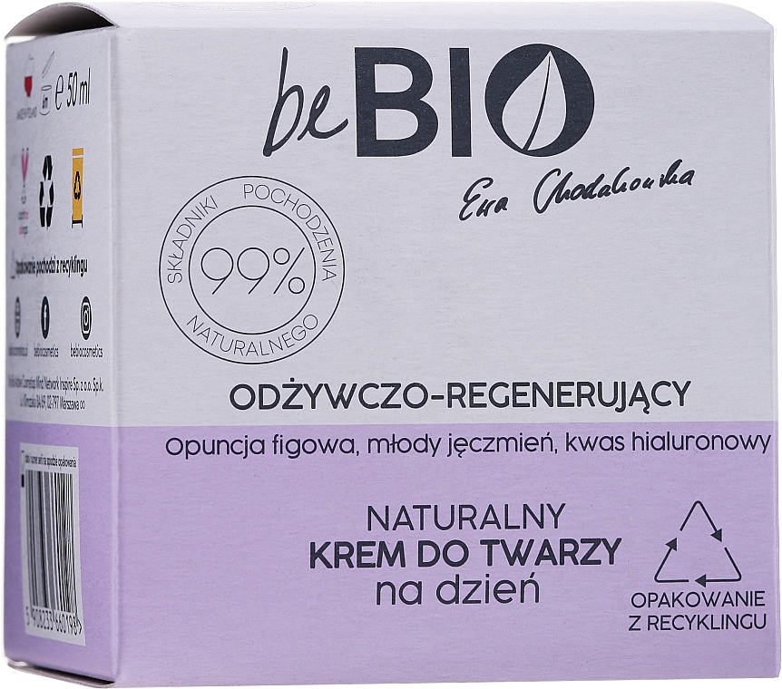 Pflegende und regenerierende Gesichtscreme für den Tag - BeBio — Bild N2