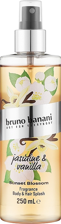 Bruno Banani Sunset Blossom Jasmine & Vanilla Body & Hair Splash - Körperspray — Bild N1