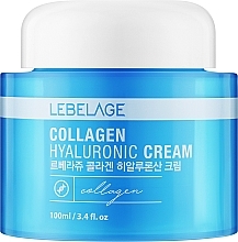 Nährende feuchtigkeitsspendende und glättende Gesichtscreme mit hydrolysiertem Kollagen - Lebelage Collagen Hyaluronic Cream — Bild N1