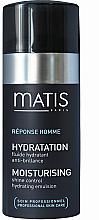 Düfte, Parfümerie und Kosmetik Feuchtigkeitsspendende Gesichtsemulsion für mattes Hautaussehen - Matis Reponse Homme Moisturising Shine Control Hydrating Emulsion