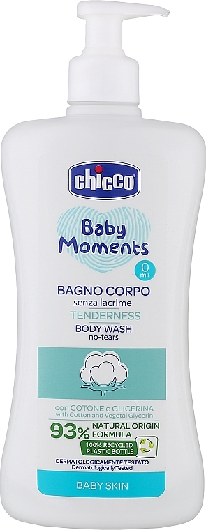 Sanftes Badegel - Chicco Baby Moments Tenderness Body Wash — Bild N1