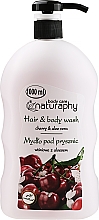 Duschgel für Haar und Körper Kirsche & Aloe Vera - Naturaphy Hair & Body Wash — Bild N1