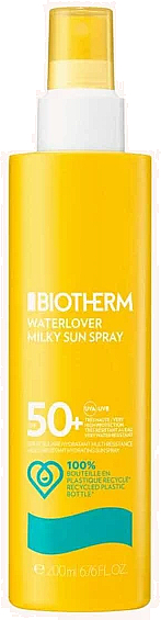 Sonnenschutzspray für Gesicht und Körper SPF50 - Biotherm Waterlover Milky Sun Spray SPF50 — Bild N1