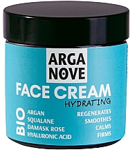 Düfte, Parfümerie und Kosmetik Natürliche Gesichtscreme mit Hyaluronsäure - Arganove Face Cream Hydrating