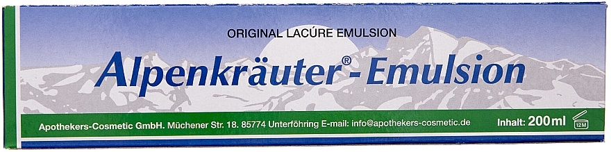 Alpenkräuter-Kühlsalbe - Alpenkrauter Lacure Original Emusion — Bild N3