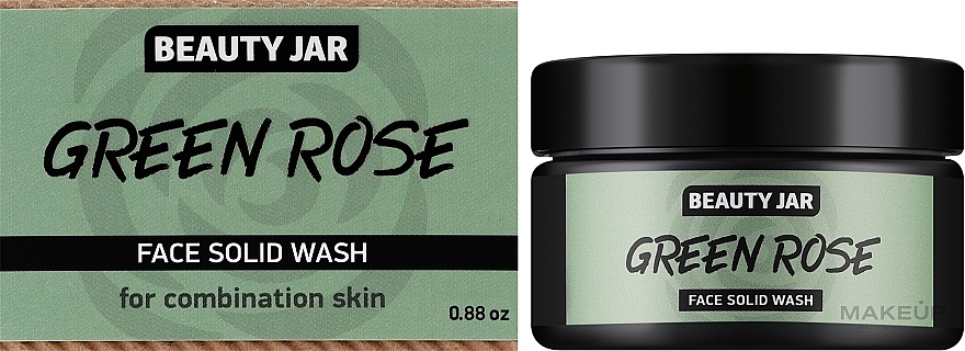 Feste Gesichtsseife Grüne Rose  - Beauty Jar Face Solid Wash  — Bild N2