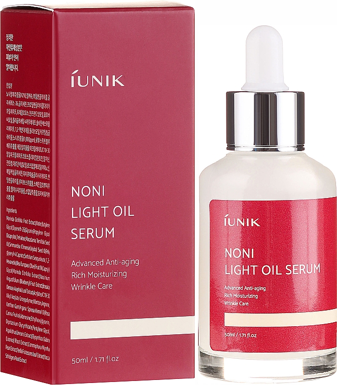 Mildes Ölserum für das Gesicht - iUNIK Noni Light Oil Serum — Bild N1