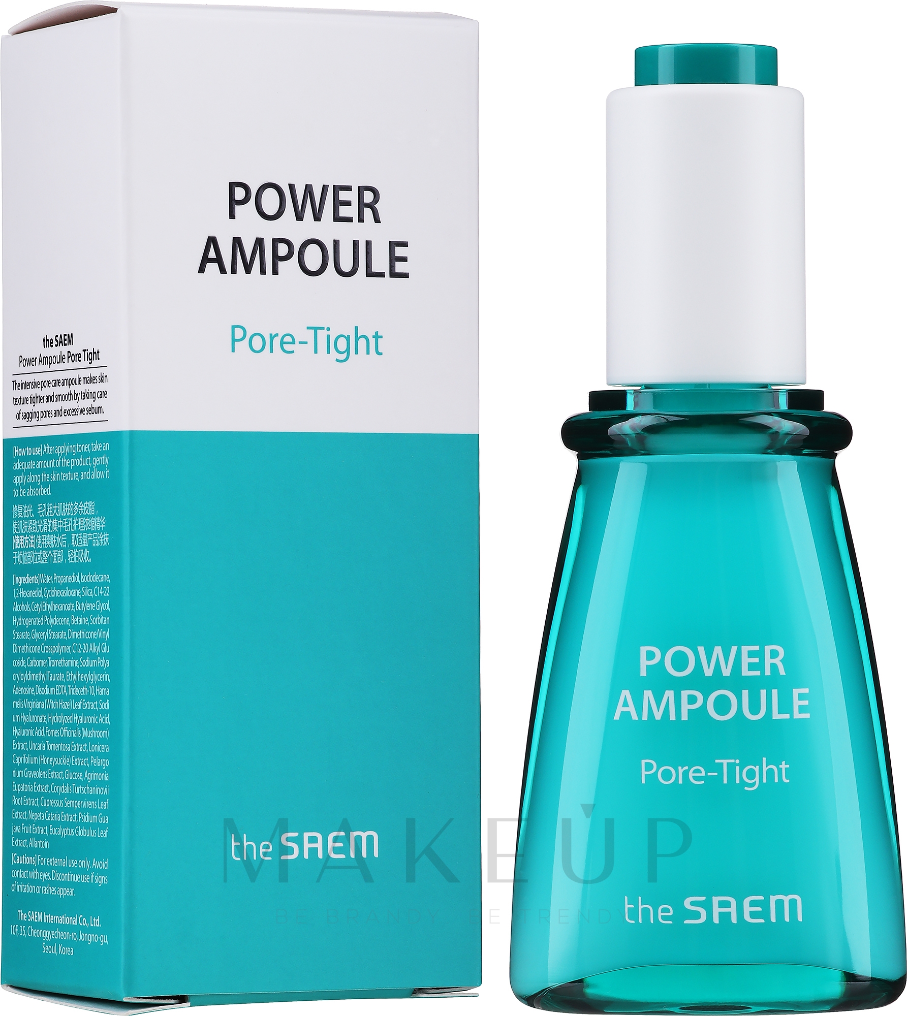 Gesichtsampulle zur Verengung der Poren - The Saem Power Ampoule Pore Tightening  — Bild 35 ml