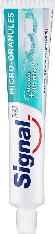 Zahnpasta mit Mikrogranulaten - Signal Microgranules Toothpaste — Bild N1