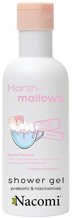 Duschgel mit Marshmallow - Nacomi Marshmallow Shower Gel — Bild N1