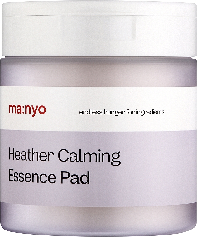 Beruhigende Pads mit Heideextrakt für das Gesicht - Manyo Heather Calming Essence Pad — Bild N1