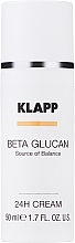 Düfte, Parfümerie und Kosmetik Leichte Pflegecreme für das Gesicht mit Beta-Glucan - Klapp Beta Glucan 24H Cream