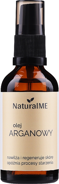 Arganöl für Körper, Gesicht und Haar - NaturalME (mit Pumpenspender) — Bild N1