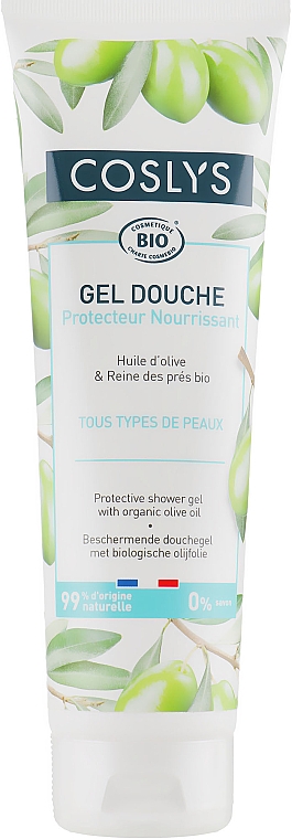 Schützendes Duschgel mit Bio-Olivenöl - Coslys Body Care Shower Gel Protective with Organic Olive Oil — Bild N1
