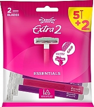 Einwegrasierer 5 +2 St. - Wilkinson Sword Extra 2 Essentials Beauty — Bild N1