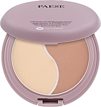 Düfte, Parfümerie und Kosmetik Duo Konturierpuder für das Gesicht - Paese Contour Duo Powder