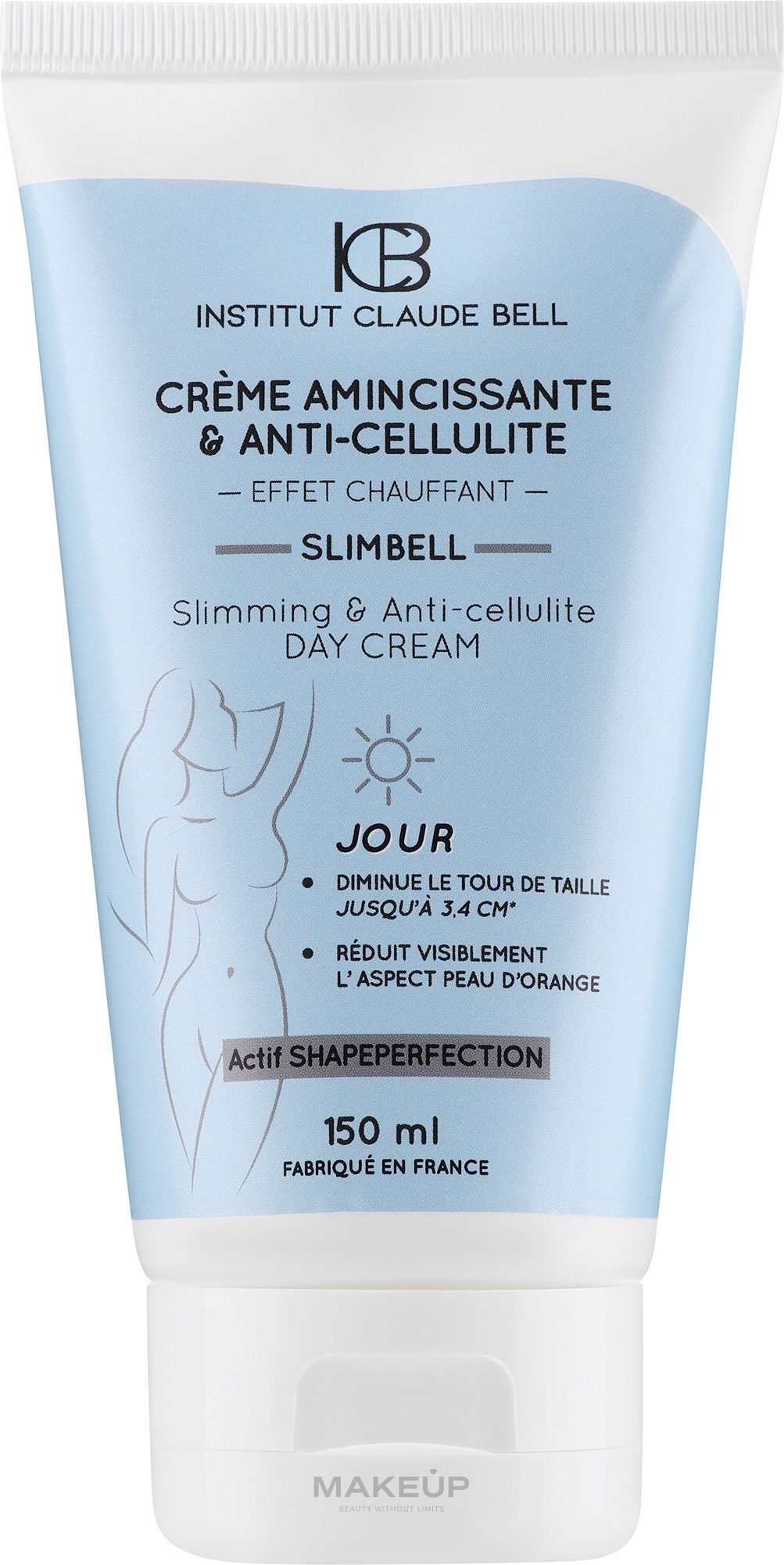 Thermalcreme zur Gewichtsreduktion und Anti-Cellulite - Institut Claude Bell Slimbell Thermal Slimming & Anti-Cellulite Cream — Bild 150 ml