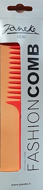 Haarkamm mit Griff 82826 orange	 - Janeke Fashion Comb For Gel Application — Bild N1