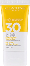 Düfte, Parfümerie und Kosmetik Sonnenschutzcreme für Gesicht mit Antioxidantien SPF 30 - Clarins Dry Touch Sun Care Cream Face SPF 30