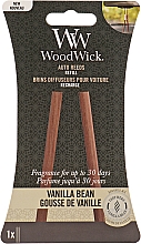 Düfte, Parfümerie und Kosmetik Auto-Lufterfrischer Vanilleschote - Woodwick Vanilla Bean Auto Reeds Refill