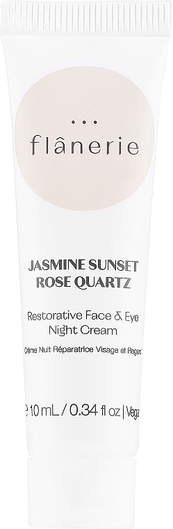 GESCHENK! Revitalisierende Nachtcreme für Gesicht und Augen - Flanerie Restorative Face & Eye Night Cream — Bild N1