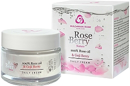 Düfte, Parfümerie und Kosmetik Tagescreme mit Rosenöl und Goji Berry - Bulgarian Rose Rose Berry Nature Day Cream