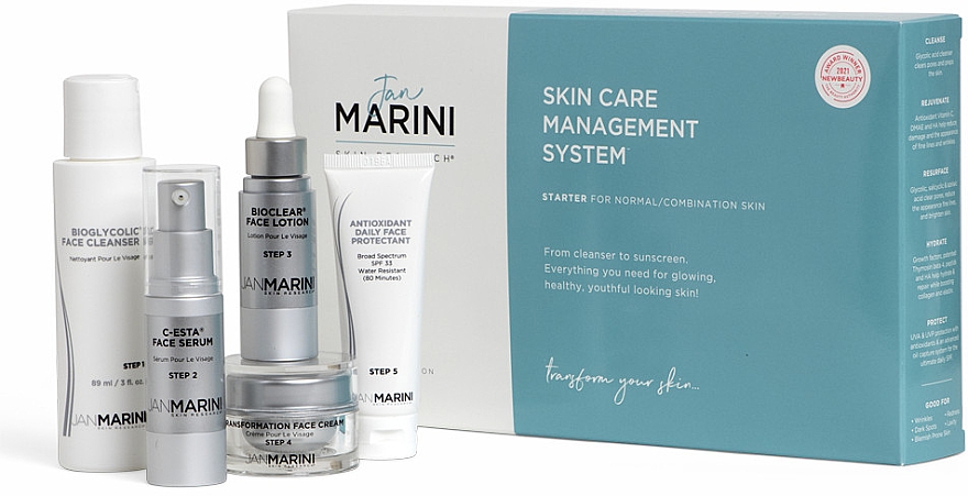 Set 5 St. - Jan Marini Skin Care Management Syste Starter Normal/Combination Skin SPF 33 — Bild N1