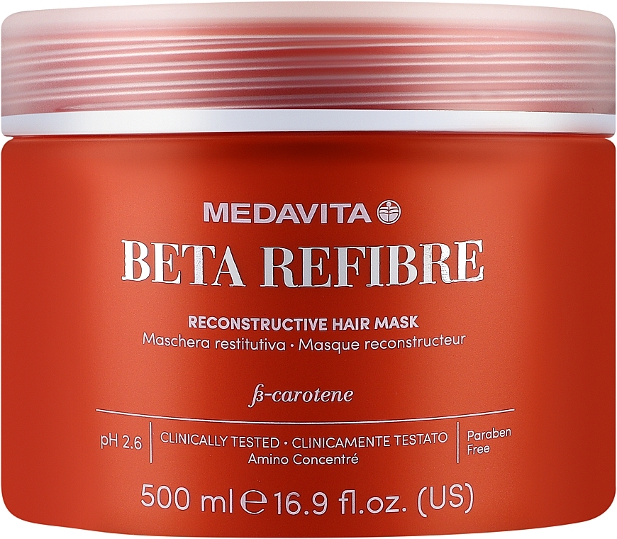 Reparierende Maske für geschädigtes Haar - Medavita Beta Refibre Recontructive Hair Mask — Bild N1