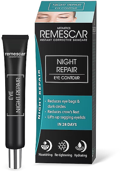 Revitalisierende Nachtcreme für die Haut um die Augen - Remescar Eye Night Repair — Bild N3