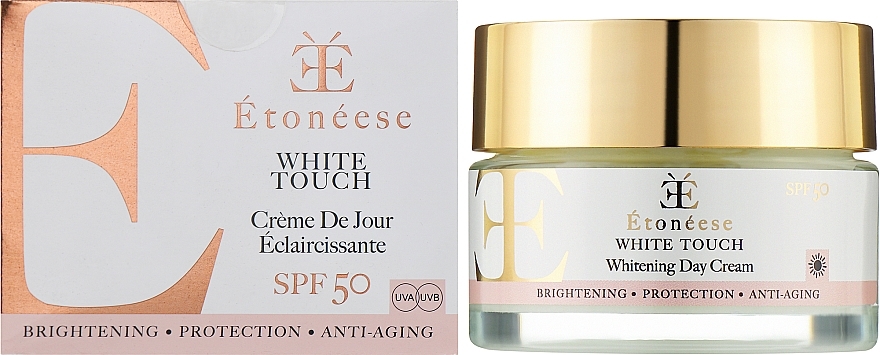 Aufhellende Tagescreme für das Gesicht SPF 50 - Etoneese White Touch Whitening Day Cream SPF 50 — Bild N2