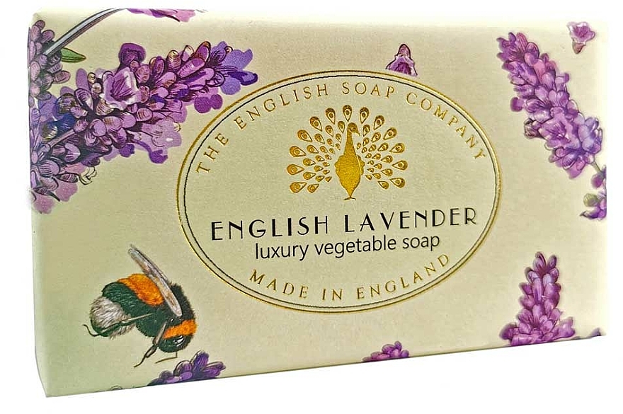 Seife mit Lavenderduft und Sheabutter - The English Soap Company Vintage Collection English Lavender Soap — Bild N1