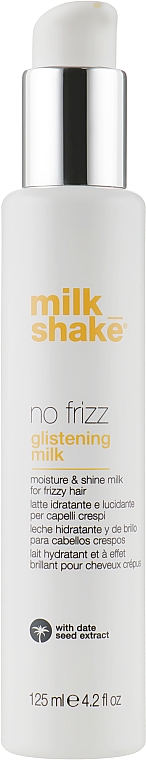 Feuchtigkeitsspendende Anti-Frizz Milch für glänzendes Haar mit Krambeöl - Milk_Shake No Frizz Glistening Milk — Bild N1
