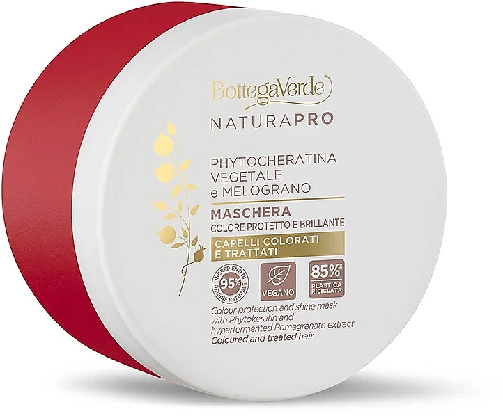 Haarmaske - Bottega Verde Natura Pro Pomegranate Extract Mask — Bild N1